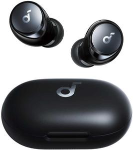 Anker Soundcore Space A40 earbuds with their charging case